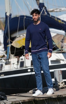 Pull en laine Homme ENZO MARINE