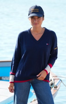 Pull 100% laine femme PHILIPINE MARINE