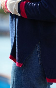 Pull 100% laine femme PHILIPINE MARINE