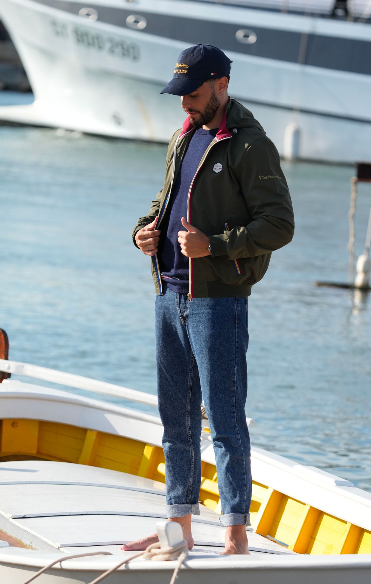 Coupe vent Karl Bis kaki |Mode Homme| La Marinière Française