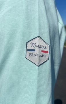 T-shirt col v  homme JULES VERT PASTEL