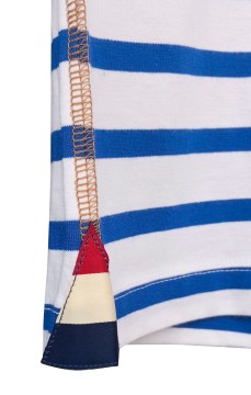 Tee-shirt marin femme MIRABELLE BLANC/BLEU