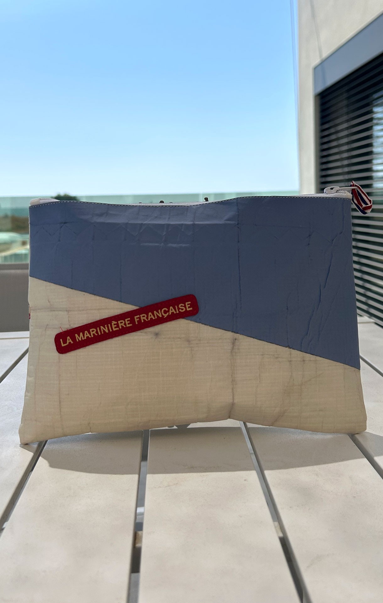 Pochette en voile de bateau N°8