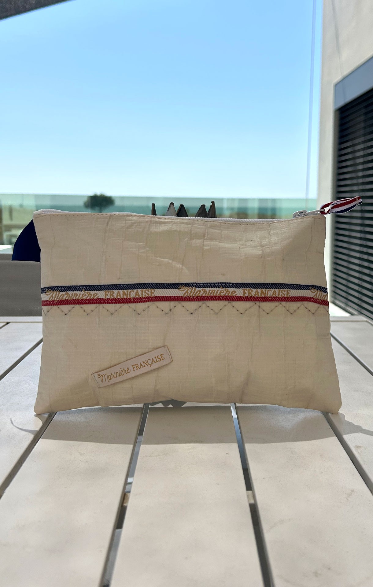 Pochette en voile de bateau N°10