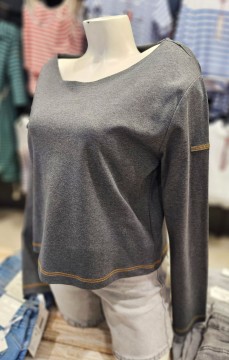 Top Femme HELOISE ANTHRACITE