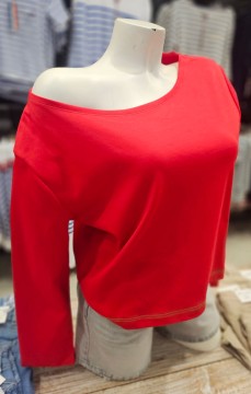 Top Femme HELOISE ROUGE