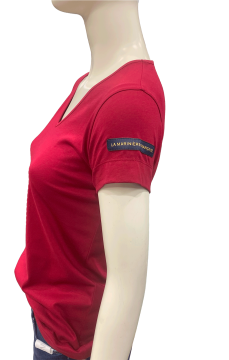 Tee-shirt uni femme ISIDORE BORDEAUX