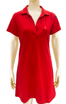 Robe polo femme HELIE BORDEAUX