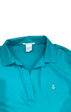 Polo manches courtes femme EDWIN VERT