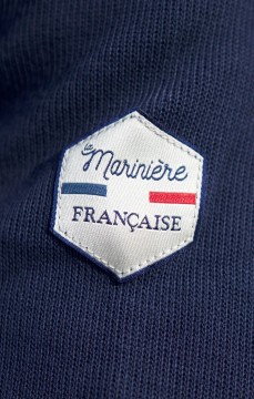 Sweat zippé à capuche Homme FLAVIEN MARINE