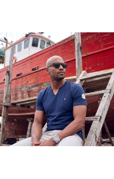 T-shirt homme AUBIN MARINE
