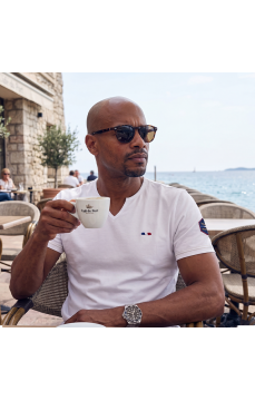 T-shirt homme AUBIN BLANC