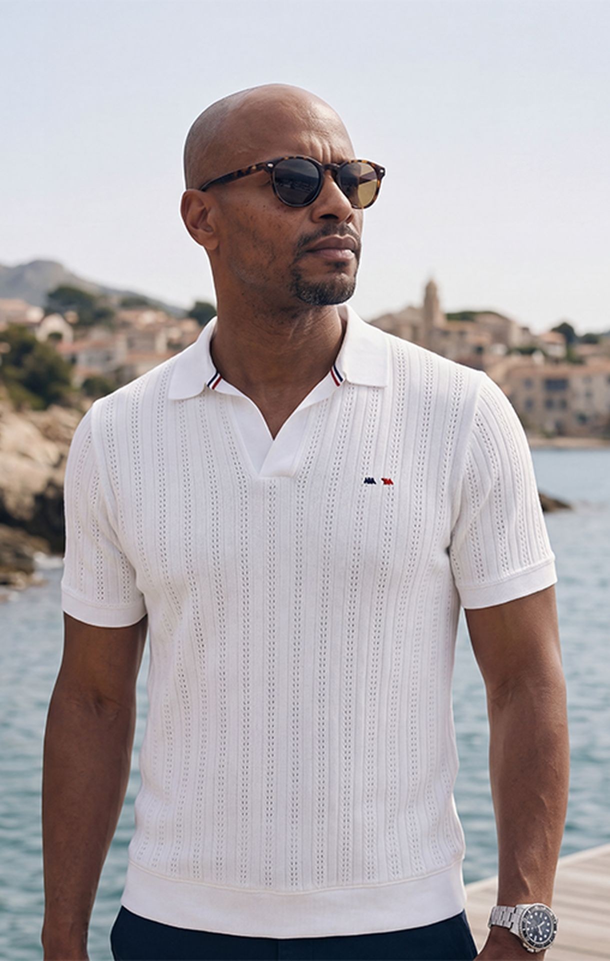 Polo manches courtes homme GIANNI BLANC