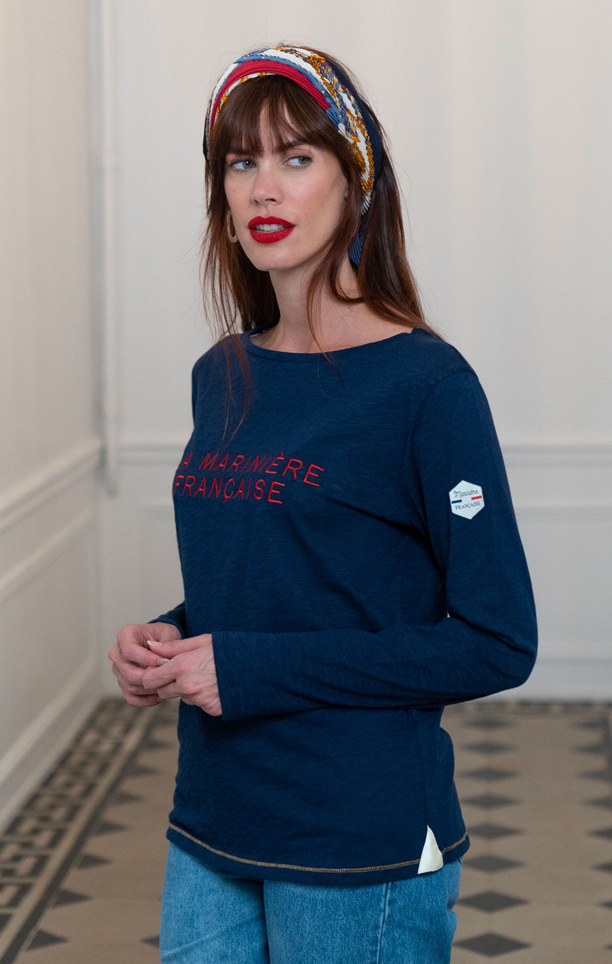 T-shirt Manches Longues Pepe Jeans – Marine – Taille L – Occasion Très Bon état
