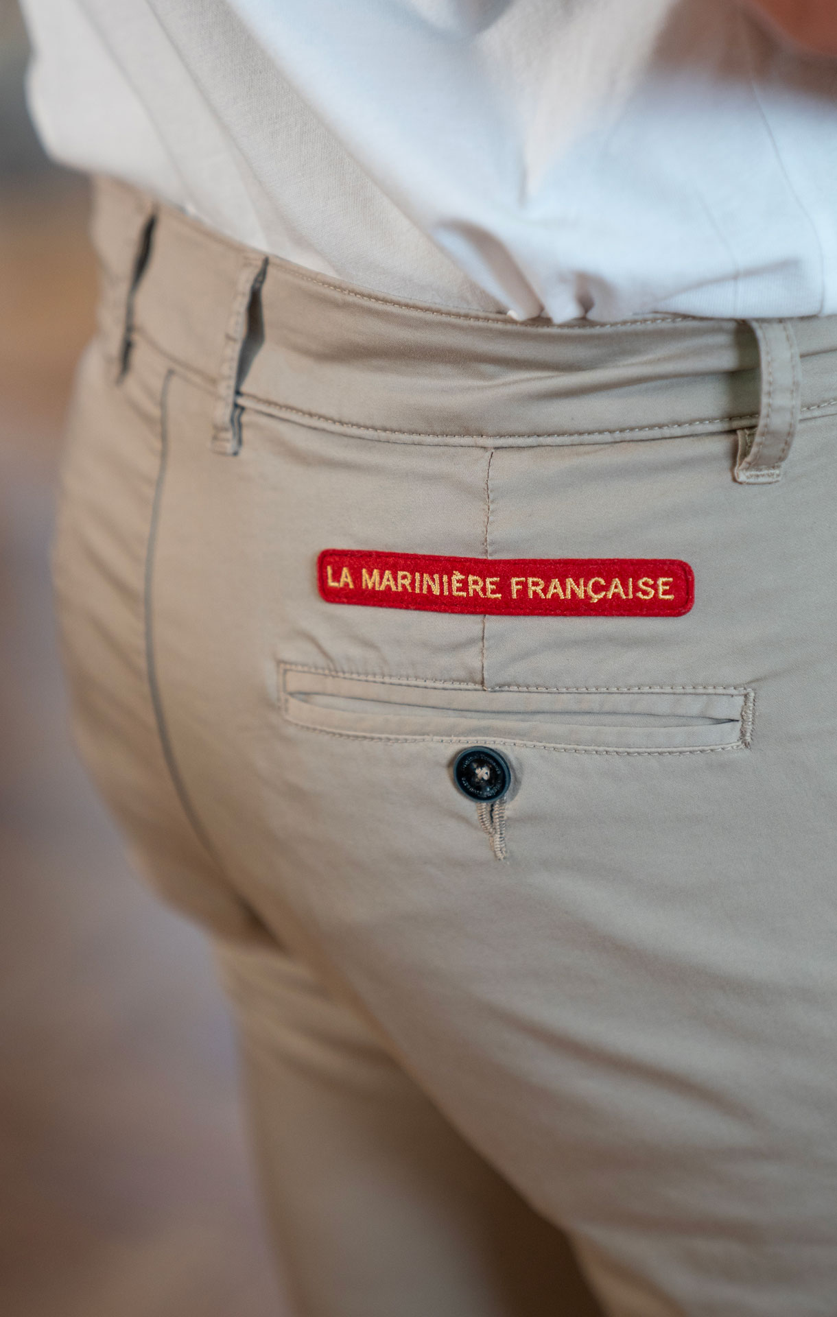 Pantalon molleton homme CLEMENTIN KAKI – La Marinière Française