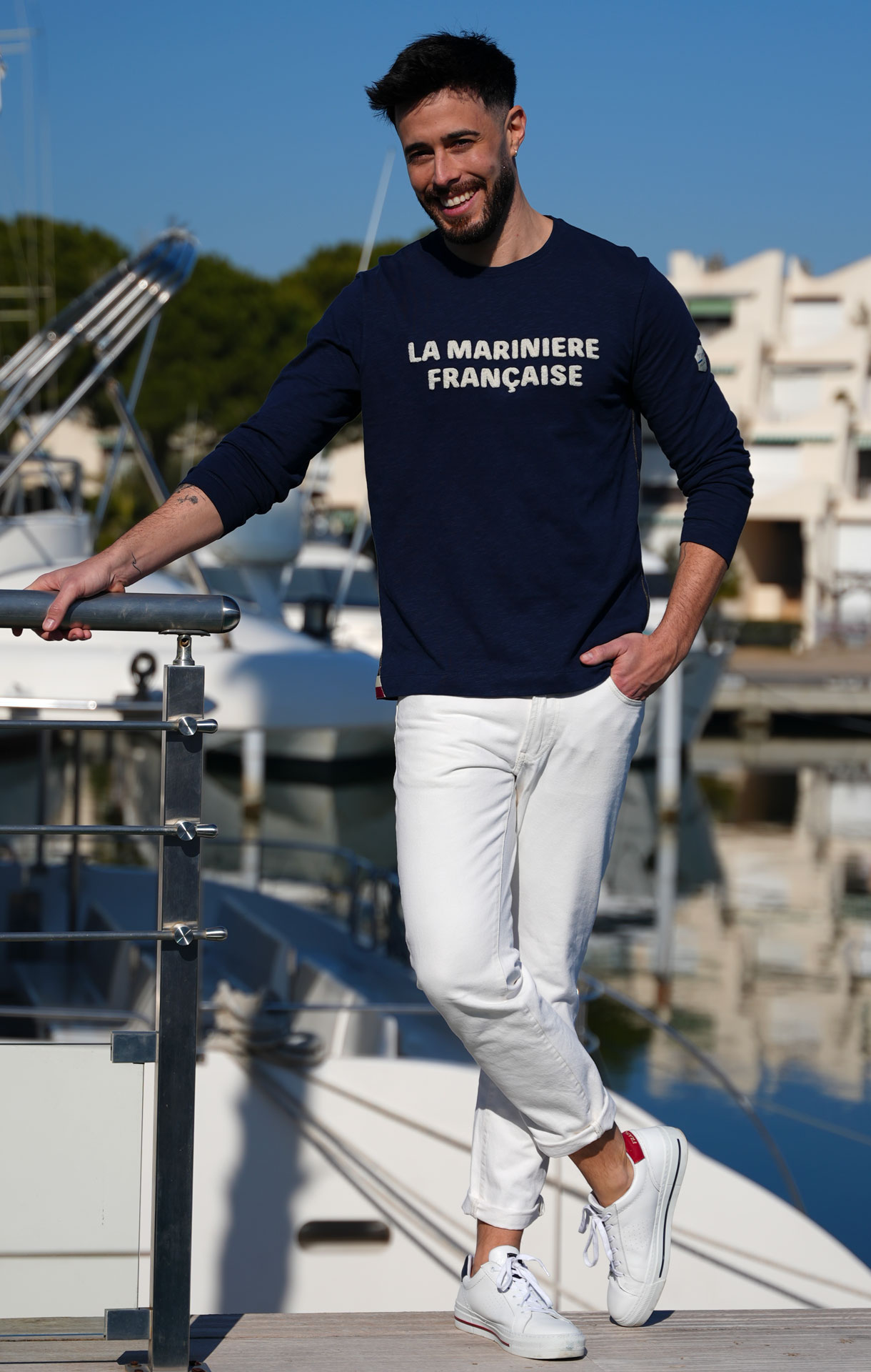 Pantalon chino homme ERIC FICELLE – La Marinière Française