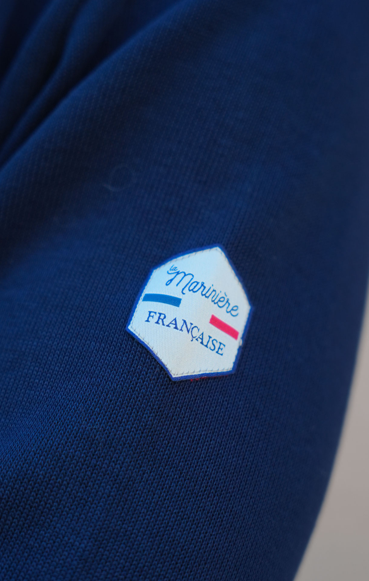 Sweat zippé à capuche Homme ANTON – MARINE – La Marinière Française